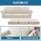 H.VERSAILTEX 4 Piece Stretch Sofa Covers - Image 6