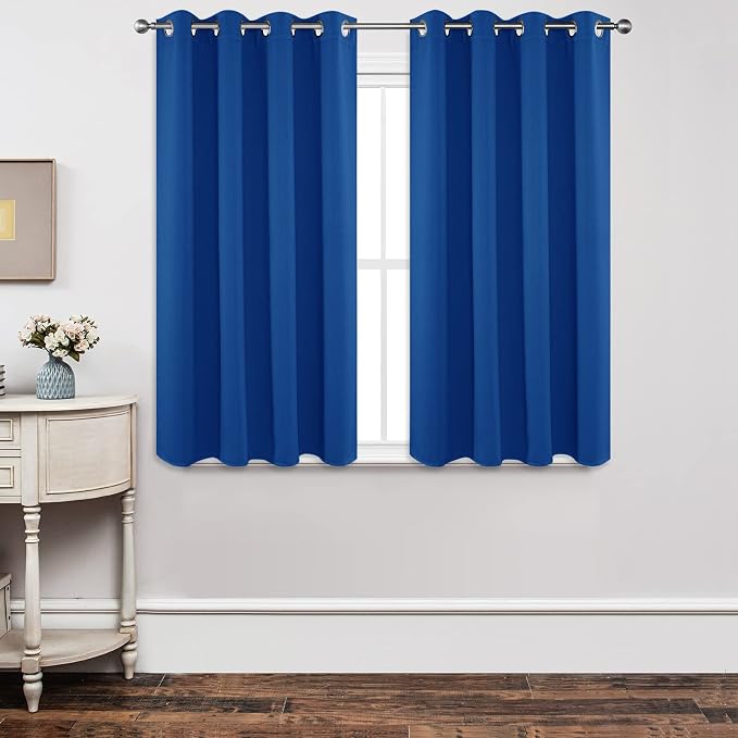 Joydeco Blackout Curtains 54 Inch Length 2 Panels Set, Thermal Insulated Long by JOYDECO