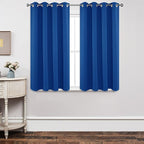 Joydeco Blackout Curtains 45 Inch Length 2 Panels Set, Thermal Insulated Long by JOYDECO