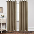 Joydeco Blackout Curtains 84 Inch Length 2 Panels Set, Thermal Insulated Long by JOYDECO