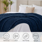 BEDELITE King Size Blanket for Bed, 300GSM Soft & Warm Fleece Blanket, - Image 2