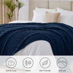 BEDELITE Blankets Queen Size for Bed, 300GSM Soft & Warm Fleece Blanket - Image 2