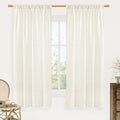 LAMIT Natural Linen Curtains 63 Inch Length by LAMIT
