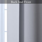 SimpleHome Ombre Room Darkening Curtains 45 inches Length - Image 5