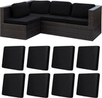 8Pcs Stretch Patio Cushion Covers, Outdoor Couch Covers Replacement, Outdoor by BIETYONE