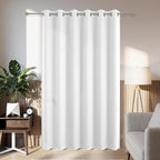 Joydeco Blackout Patio Sliding Door Curtains 90 Inches Long, Grommet Privacy by JOYDECO