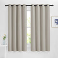 NICETOWN Room Darkening Bedroom Curtains 63 inches Long, Window Treatment by NICETOWN