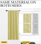 NICETOWN Blackout Curtains for Living Curtains, Paler Yellow, 2 Panels - Image 5