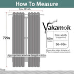 Yakamok Olive Green Blackout Curtains-Room Darkening Green Thermal Insulated - Image 7