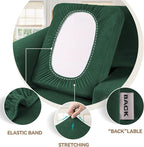 WEERRW Velvet Couch Covers for 2 Cushion Couch Sofa - Image 3