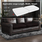Leather Look Couch Cushion Covers Sofa Seat Slipcovers Sets Couches Furniture - Image 3