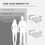 Bedsure GentleSoft Fleece Blanket Twin Size Dark Grey - Image 3