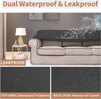 Easy-Going 100% Waterproof Chair Couch Cover, Dual Waterproof Sofa Cover - Image 3