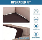 H.VERSAILTEX Super Stretch Individual Seat Cushion Covers Sofa Covers Couch - Image 6
