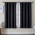 Simplebrand Ava Black Blackout Curtains by Simplebrand
