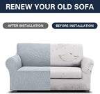 Cupuamon 2026 New Stretch Loveseat Sofa Slipcovers Couch Cover - Image 5