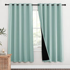 NICETOWN 100% Blackout Window Curtain Panels, Full Light Blocking Drapes by NICETOWN