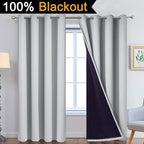 Yakamok 84 Inch Long 100% Blackout Curtains - Image 2