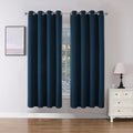 Joydeco Blackout Curtains 63 Inch Length 2 Panels Set, Thermal Insulated Long by JOYDECO