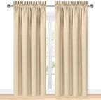 DWCN Blackout Curtains Room Darkening Thermal Insulated Bedroom Curtains Window - Image 9