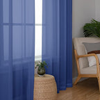 OWENIE Sheer Curtains 78 Inches Long 2 Panels Set - Image 7