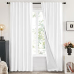 Deconovo Blackout Curtains for Bedroom & Nursery, Thermal Insulated Drapes by Deconovo