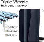 Chyhomenyc Navy Blue Valances for Window, Room Darkening Short Curtains for - Image 5