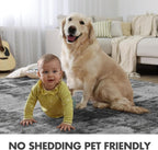 8x10 Ft Extra Large Shag Rugs for Living Room, Tie Dyed Ultra Soft Fluffy Furry - Image 6