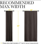 NICETOWN 2 Panels Blackout Curtains, Rod Pocket Thermal Insulated Drapes - Image 6