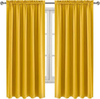 DWCN Blackout Curtains for Bedroom – Rod Pocket Thermal Insulated Noise - Image 9