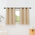 NICETOWN Beige Room Darkening Curtains Blackout 36 inch Curtains by NICETOWN