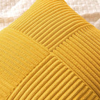 MIULEE Mustard Yellow Decorative Throw Pillow Covers 16x16 Inch - Image 2