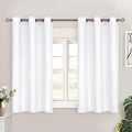 BGment White Curtains 45 Inches Length by BGment