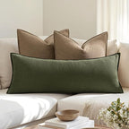 MIULEE Decorative Long Lumbar Throw Pillow Cover - Image 3