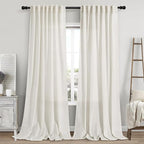 Nanspring Extra Long Curtains 2 Panels 116 Inches Long by Nanspring