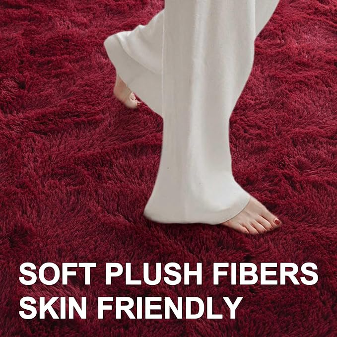 8x10 Ft Extra Large Shag Rugs for Living Room, Ultra Soft Fluffy Furry Area - Image 4
