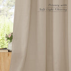 NICETOWN Linen 36 inch Curtains - Image 7