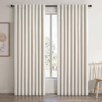 Extra Wide 70 Inch Length Blackout Curtains & Drapes 92 Inches Long 2 Panels Set by Topfinel