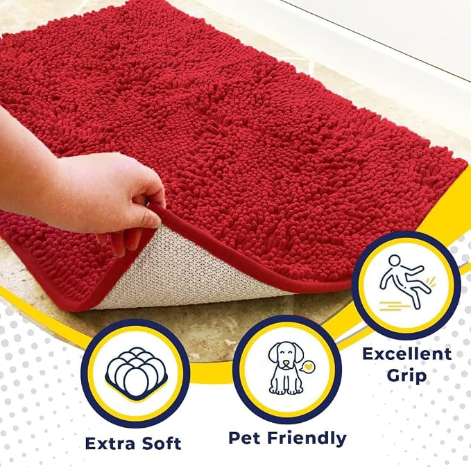 Muddy Mat® | Super Absorbent Door Mat Indoor, Microfiber Quick Dry Chenille - Image 2