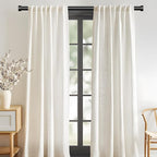 VOIIY Curtain Rods for Windows 18 to 42 Inch, Modern Adjustable Heavy Duty - Image 2