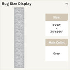 Runner Rug 2x12 Washable Non-Slip Hallway Runner Rugs - Image 5
