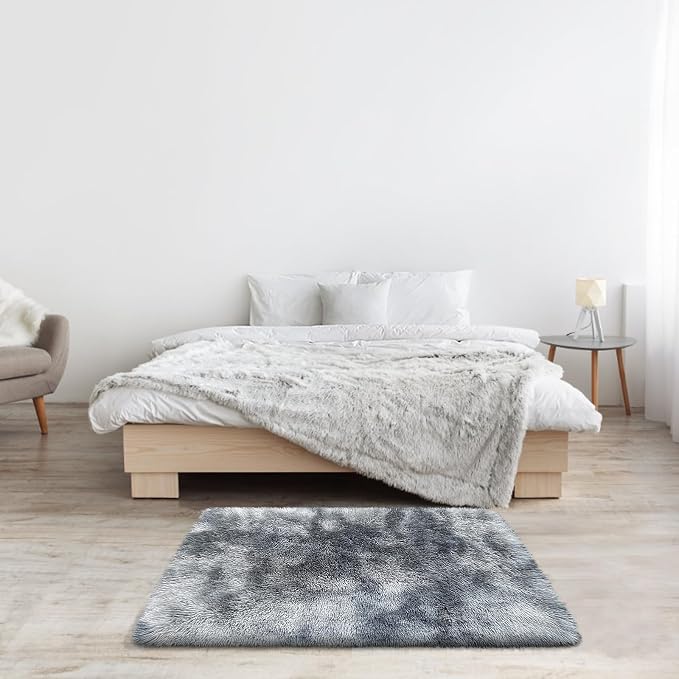 2x3 Fluffy Area Rugs for Bedroom Living Room, Small Soft Shag Fuzzy Rug - Image 7