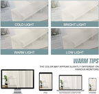 Ivory Sheer Curtains 120 Inches Long 2 Panels, Extra Long Light Filtering - Image 6