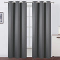 LEMOMO Frost Grey Thermal Blackout Curtains/42 x 95 Inch/Set of 2 Panels Room by Lemomo