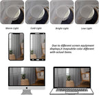 Chyhomenyc Charcoal Grey Sheer Curtains 78 Inches Long 2 Panels Set - Image 9