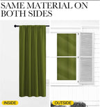 NICETOWN 2 Panels Blackout Curtains, Rod Pocket Thermal Insulated Drapes 84 - Image 5