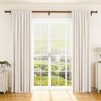 YaFex Curtain Rods 2 Pack 32-144 Inch, Heavy Duty 1 Inch Curtain Rod, Bronze - Image 2