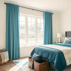 100% Blackout Shield Linen Blackout Curtains - Image 6