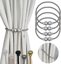 4 Pack Magnetic Curtain Tiebacks Modern Handmade Rope Curtain Tie Backs by HIASTRA