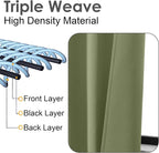 Chyhomenyc Sage Green Valances for Window, Room Darkening Short Curtains for - Image 5